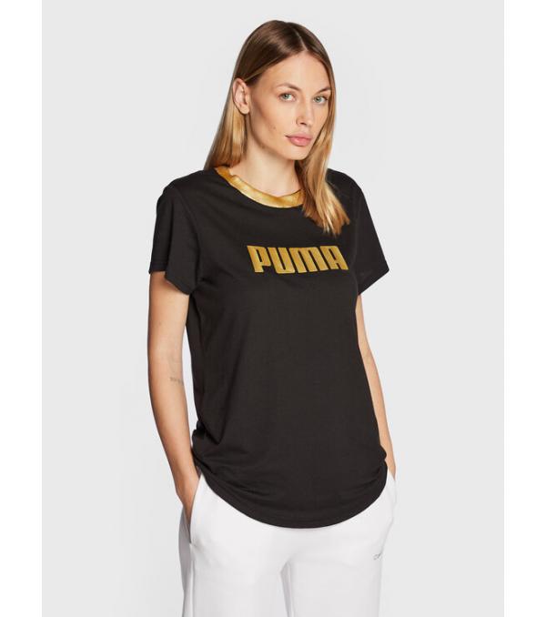 Puma T-Shirt Deco Glam 522381 Μαύρο Regular Fit