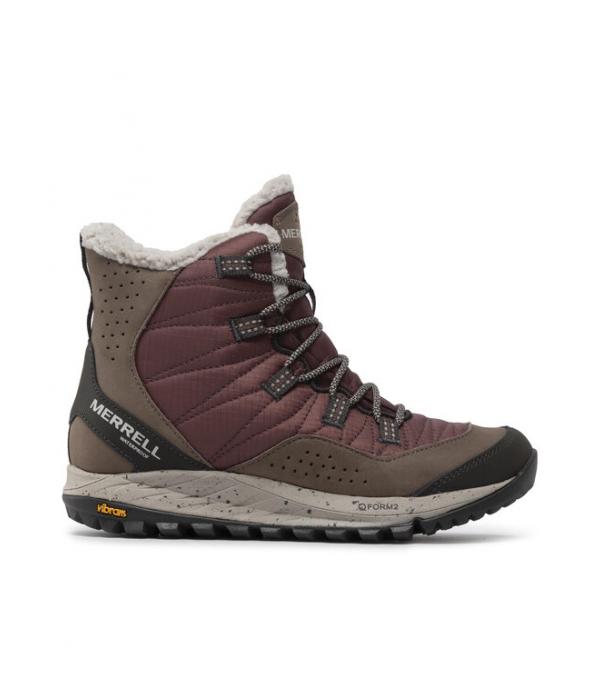 Merrell Μπότες Χιονιού Antora Sneaker Boot Wp J066930 Μπορντό