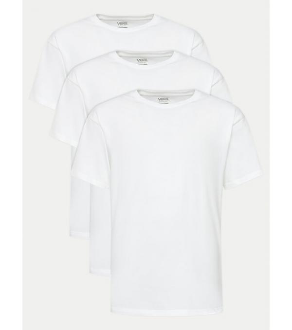 Vans Σετ 3 T-Shirts VN000KHD Λευκό Regular Fit