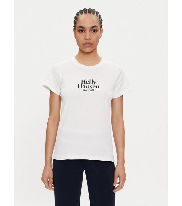 Helly Hansen T-Shirt W Core Graphic T-Shirt 54080 Λευκό Regular Fit
