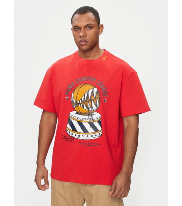 Puma T-Shirt Showtime 624740 Κόκκινο Regular Fit