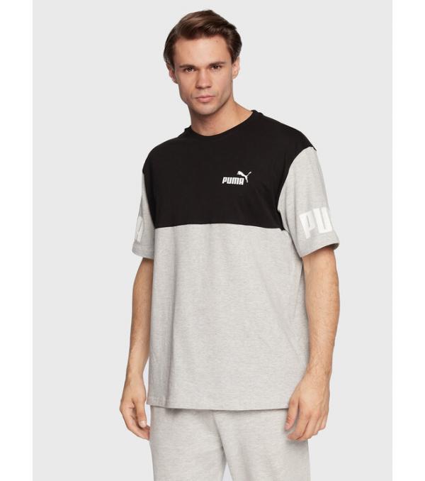 Puma T-Shirt Power 84980104 Γκρι Relaxed Fit