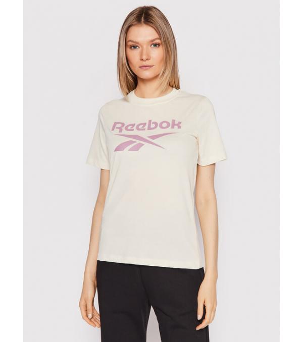 Reebok T-Shirt Identity HI0540 Μπεζ Relaxed Fit