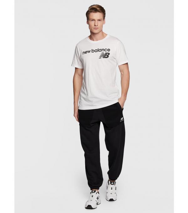New Balance T-Shirt MT03905 MT03905 Λευκό Athletic Fit