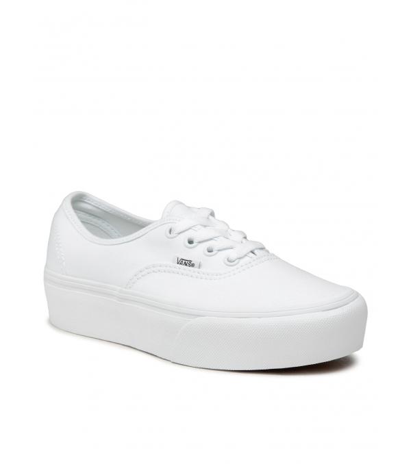 Vans Πάνινα παπούτσια Authentic Platfor VN0A3AV8W001 Λευκό