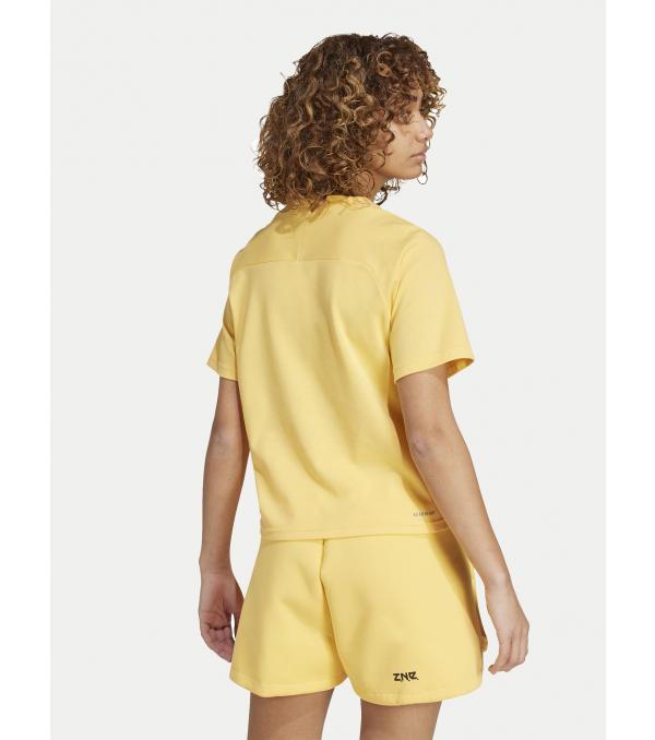 adidas T-Shirt Z.N.E. IS3932 Κίτρινο Regular Fit