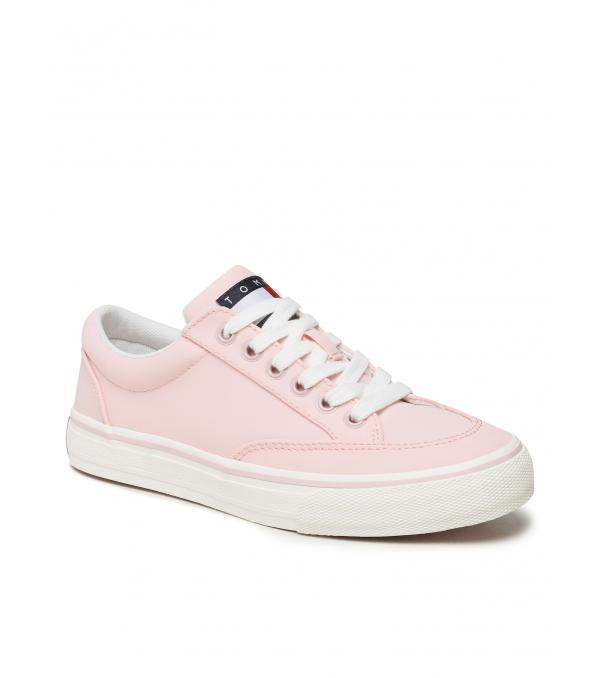 Tommy Jeans Πάνινα παπούτσια Lace Up Nylon EN0EN02157 Ροζ