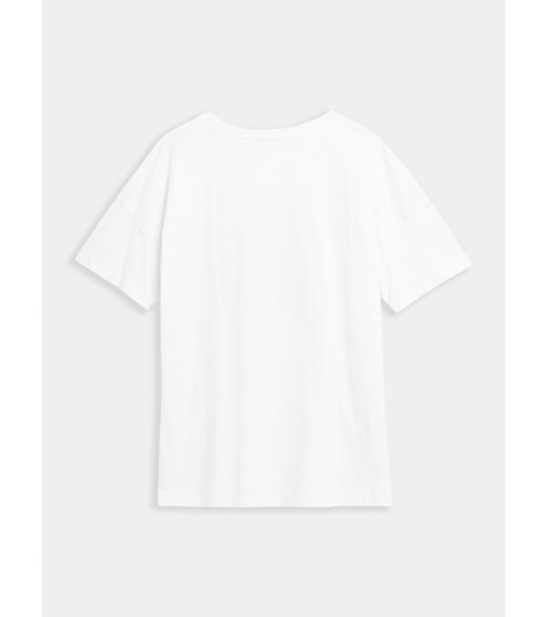 Outhorn T-Shirt OTHAW23TTSHF0846 Λευκό Regular Fit