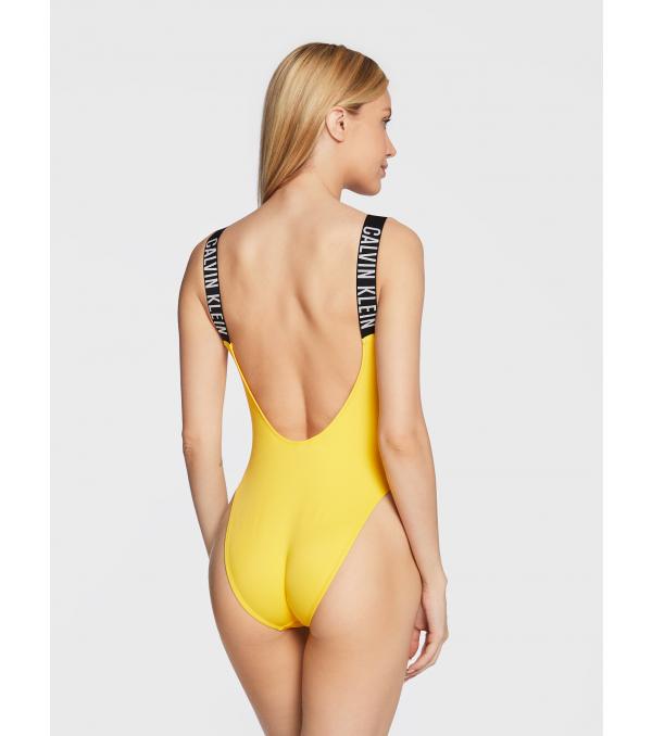 Calvin Klein Swimwear Μαγιό Intense Power KW0KW01597 Κίτρινο