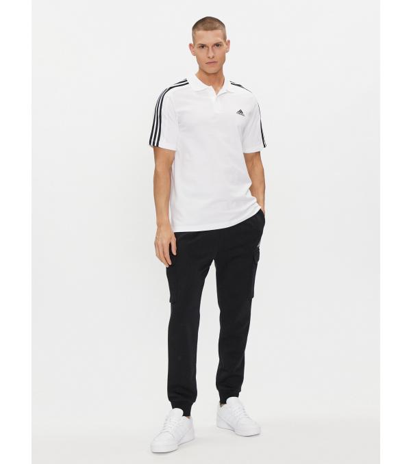 adidas Polo Essentials Piqué Embroidered Small Logo 3-Stripes Polo Shirt IC9312 Λευκό Regular Fit
