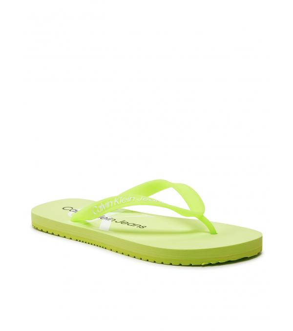Calvin Klein Jeans Σαγιονάρες Beach Sandal Monologo Tpu YW0YW01246 Πράσινο