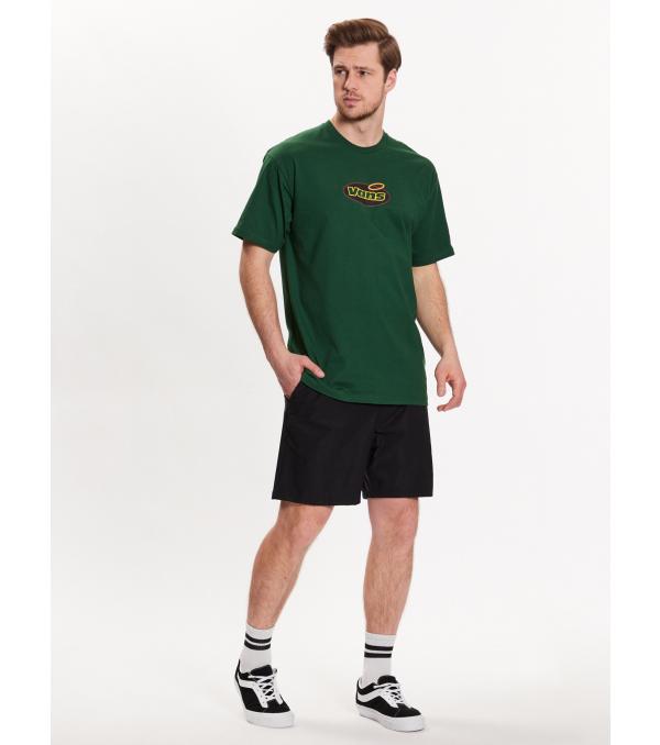 Vans T-Shirt Perfect Halo Ss Tee VN00003P Πράσινο Regular Fit