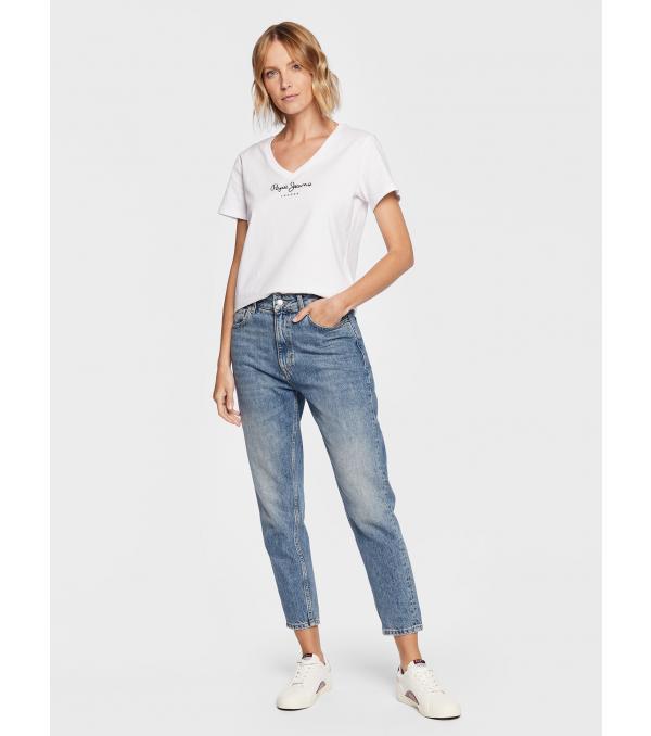 Pepe Jeans T-Shirt Wendy PL505482 Λευκό Regular Fit