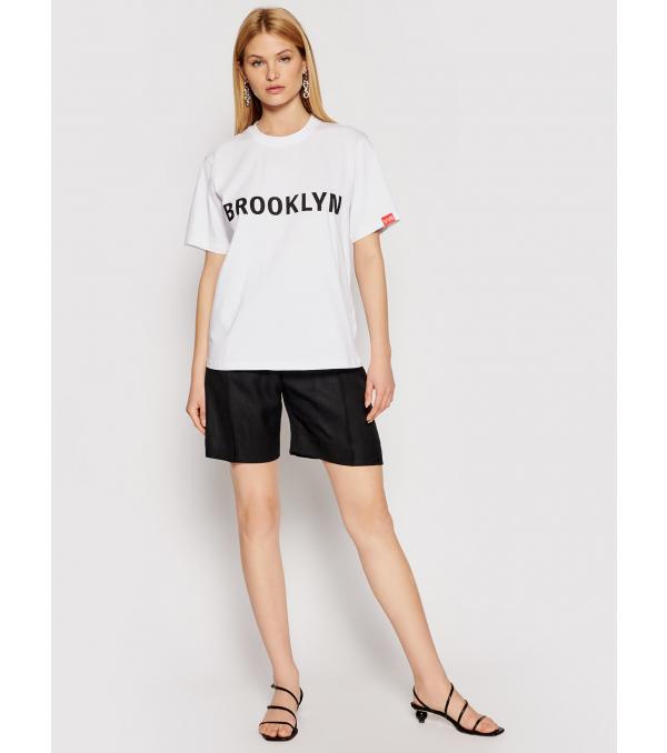 Victoria Victoria Beckham T-Shirt Brooklyn 2221JTS002511A Λευκό Regular Fit