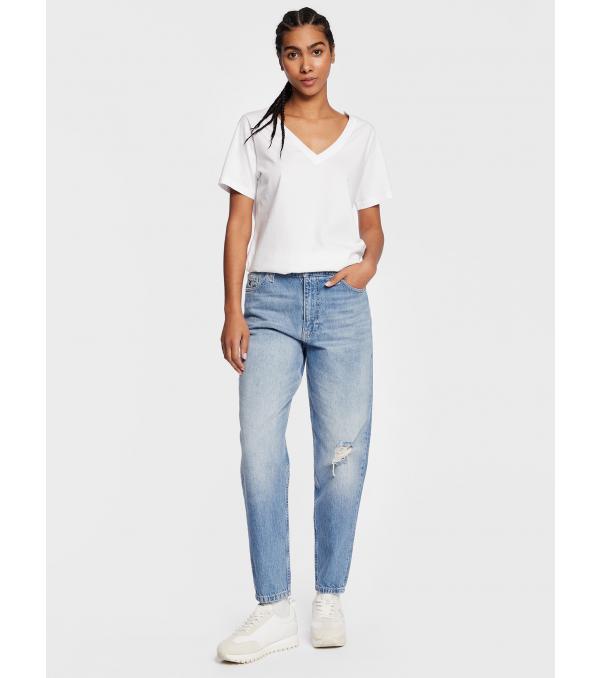 Calvin Klein T-Shirt Smooth K20K205338 Λευκό Regular Fit