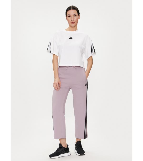 adidas T-Shirt Future Icons 3-Stripes IV5270 Λευκό Loose Fit