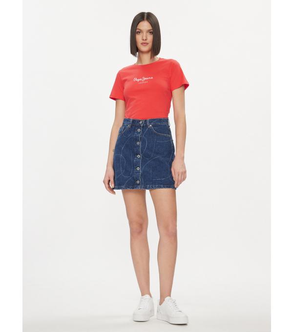 Pepe Jeans T-Shirt Wendy PL505480 Κόκκινο Regular Fit