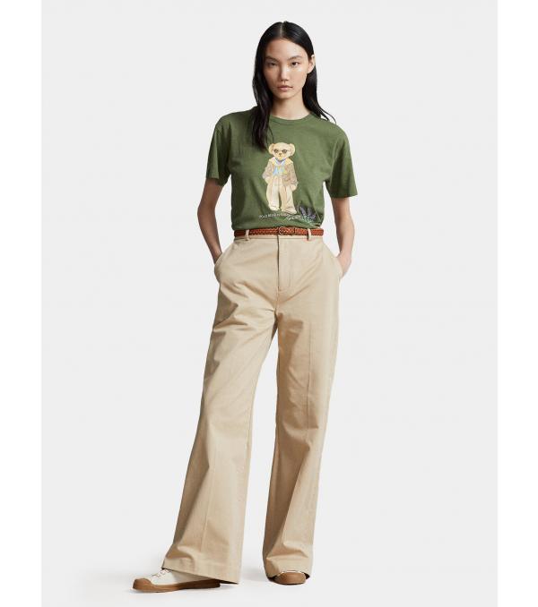 Polo Ralph Lauren T-Shirt Prov Bear T 211924292001 Πράσινο Regular Fit