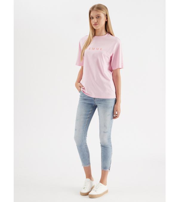 Selected Femme T-Shirt 16085609 Μωβ Loose Fit