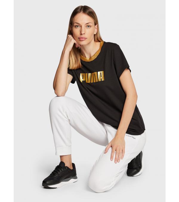Puma T-Shirt Deco Glam 522381 Μαύρο Regular Fit