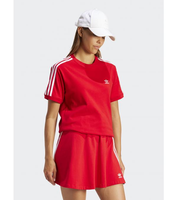 adidas T-Shirt 3-Stripes IR8050 Κόκκινο Regular Fit