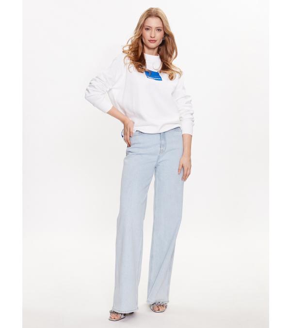 Karl Lagerfeld Jeans Μπλούζα 231J1803 Λευκό Regular Fit