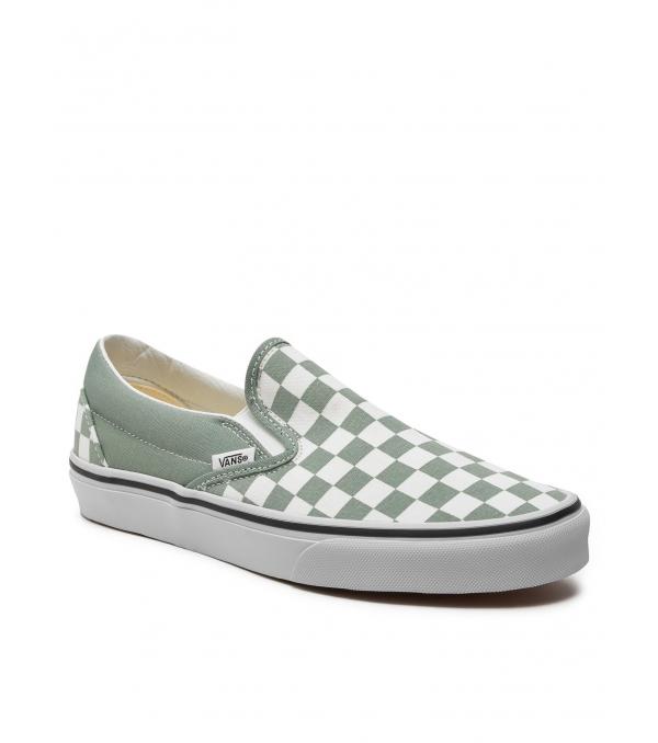 Vans Πάνινα παπούτσια Classic Slip-On VN000BVZCJL1 Πράσινο