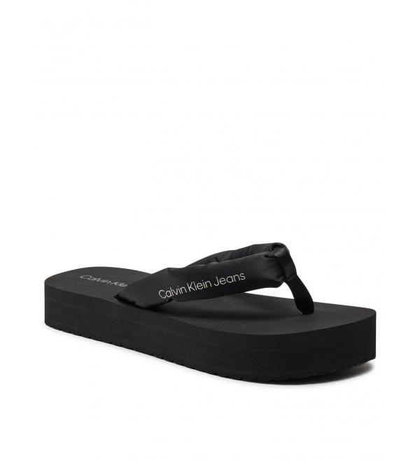 Calvin Klein Jeans Σαγιονάρες Beach Sandal Flatform Padded Ny YW0YW01400 Μαύρο