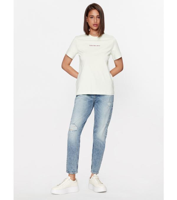 Calvin Klein Jeans T-Shirt J20J221065 Πράσινο Regular Fit