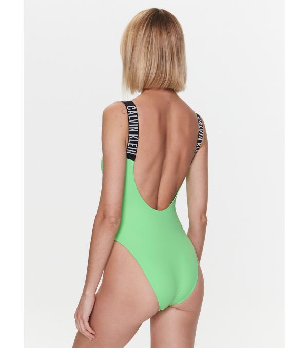 Calvin Klein Swimwear Μαγιό KW0KW01995 Πράσινο