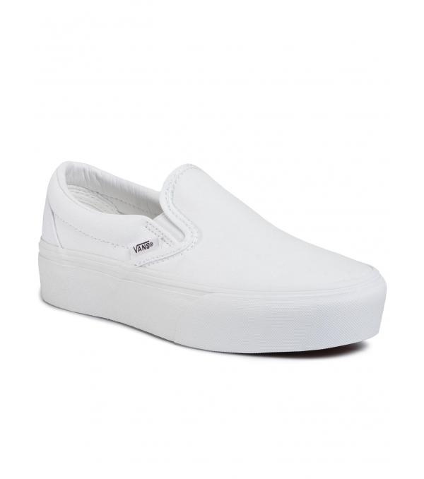 Vans Πάνινα παπούτσια Classic Slip-On P VN0A3JEZW001 Λευκό