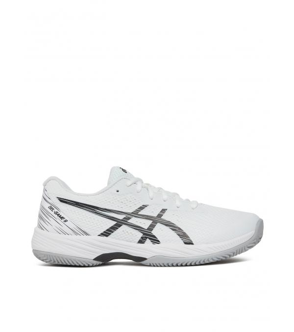 Asics Παπούτσια Gel-Game 9 Clay/Oc 1041A358 Λευκό