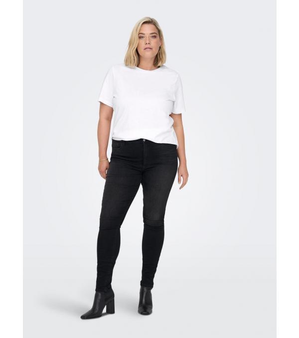 ONLY Carmakoma T-Shirt 15287998 Λευκό Regular Fit