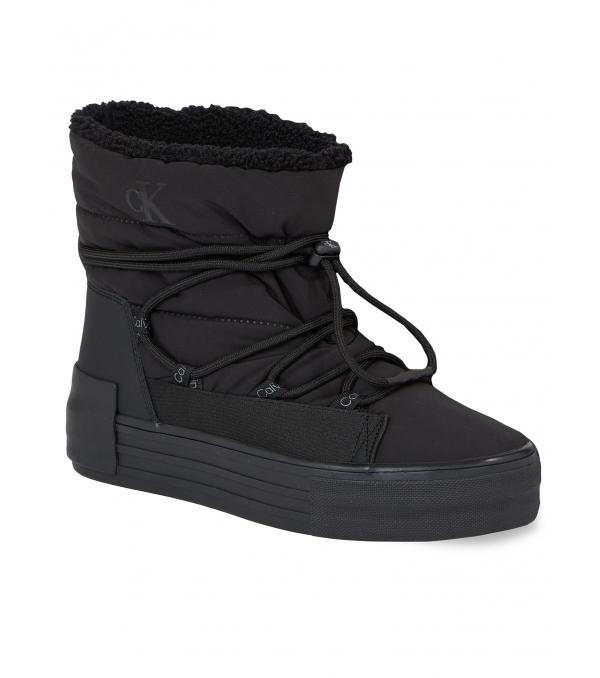 Calvin Klein Jeans Αθλητικά Bold Vulc Flatf Snow Boot Wn YW0YW01181 Μαύρο