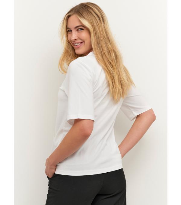 Kaffe T-Shirt Bloom 10507308 Λευκό Loose Fit