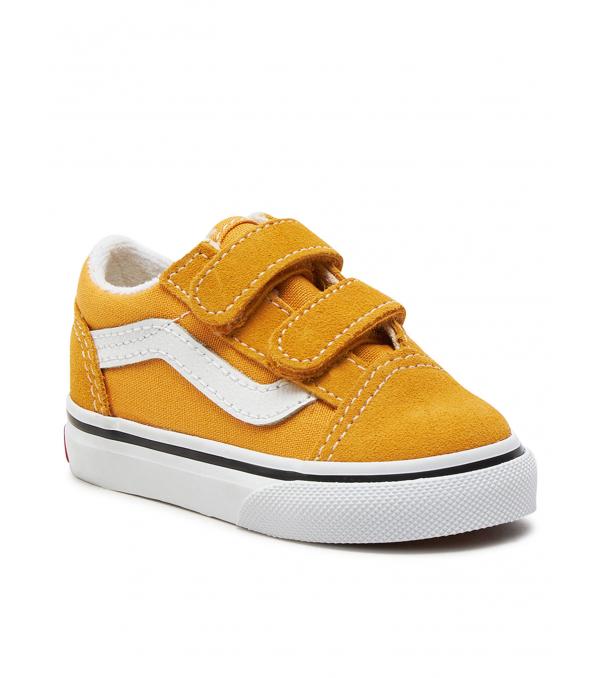 Vans Πάνινα παπούτσια Old Skool V VN000CRWLSV1 Κίτρινο