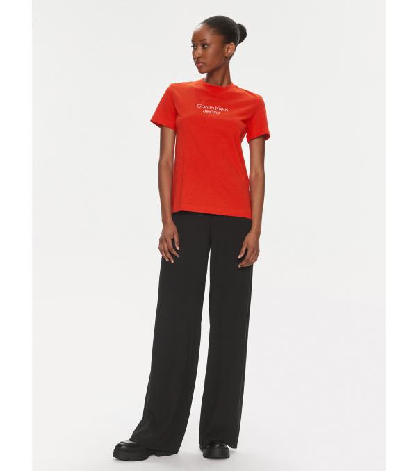 Calvin Klein Jeans T-Shirt Institutional J20J223222 Κόκκινο Regular Fit