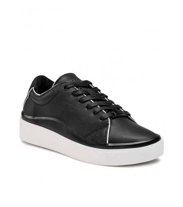 Calvin Klein Αθλητικά Cupsole Wave Lace Up HW0HW01349 Μαύρο