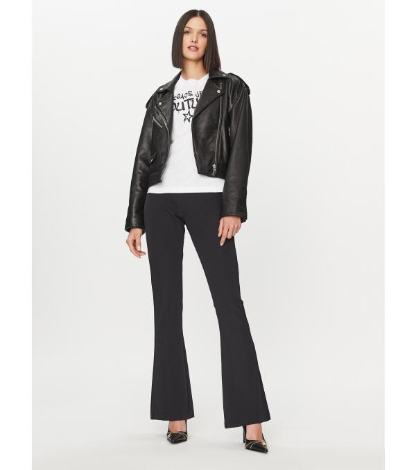 Versace Jeans Couture T-Shirt 75HAHT16 Λευκό Regular Fit