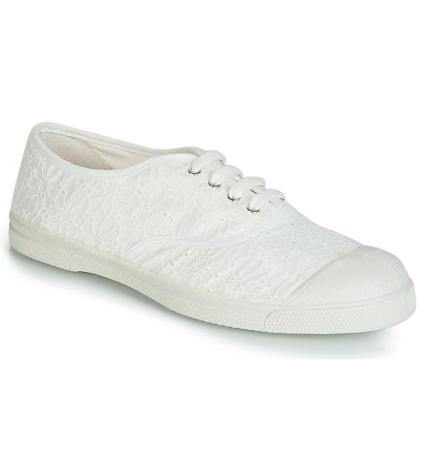 Xαμηλά Sneakers Bensimon TENNIS BRODERIE ANGLAISE Άσπρο Διαθέσιμο για γυναίκες. 36,37,38,39. 