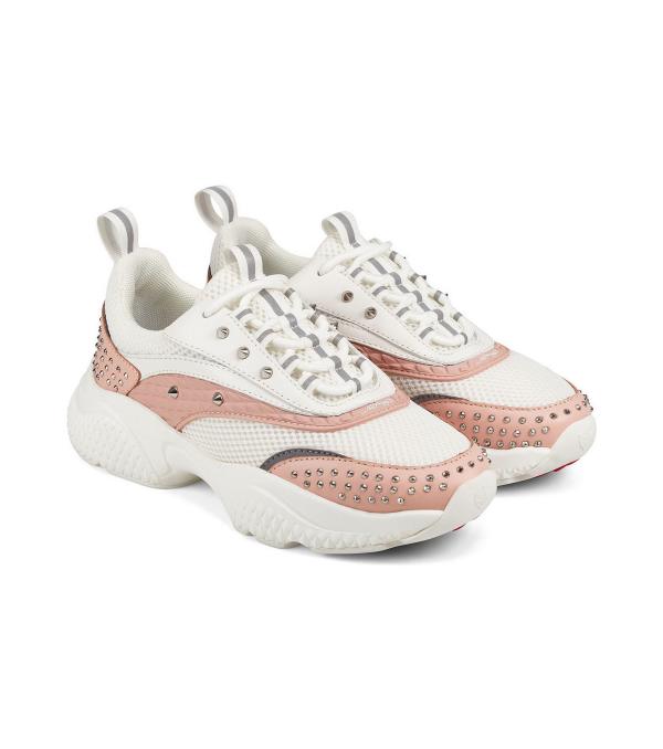 Sneakers Ed Hardy Scale runner-stud white/pink Ροζ Διαθέσιμο για γυναίκες. 36,37,38,39,40,41. 