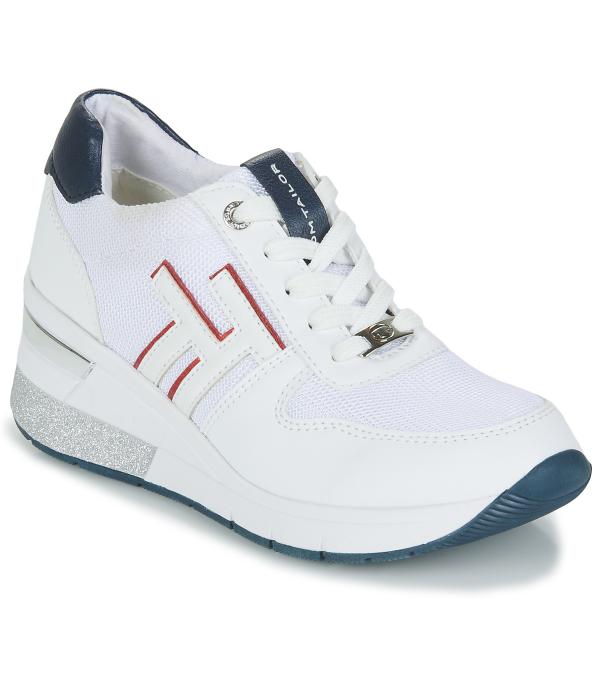 Xαμηλά Sneakers Tom Tailor JISEL Άσπρο Διαθέσιμο για γυναίκες. 40,41. Σόλα με μνήμη φόρμας ποδιού