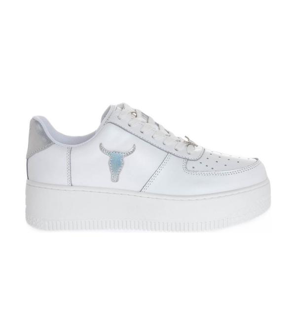Sneakers Windsor Smith RICH BRAVE WHITE SILVER PERLISHED Άσπρο Διαθέσιμο για γυναίκες. 41. 