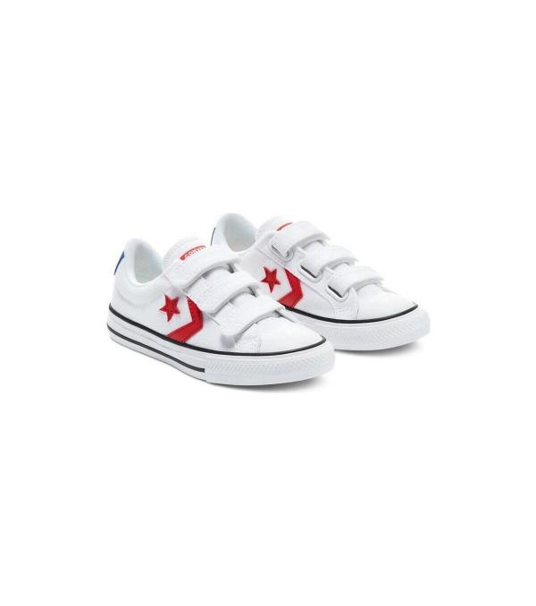 Sneakers Converse Star Player 3V 670227C Άσπρο Διαθέσιμο για κορίτσια. 33. 