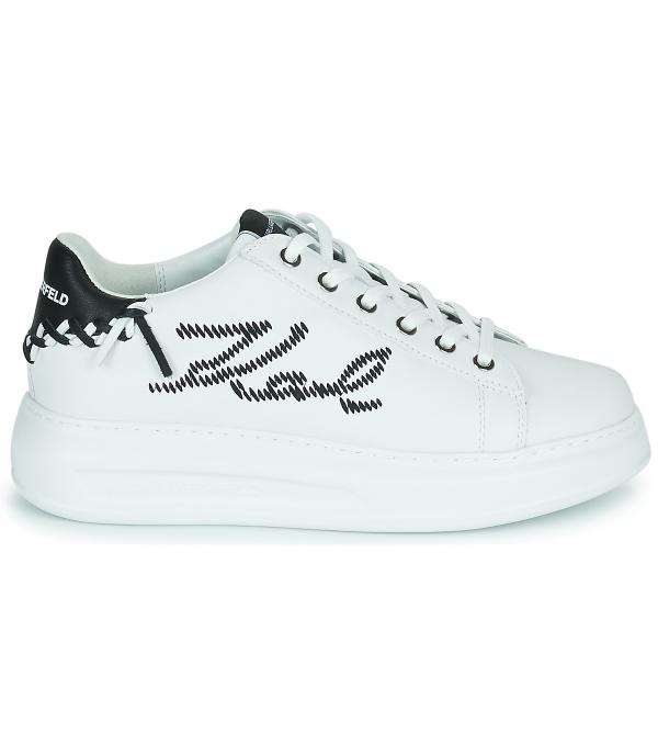 Xαμηλά Sneakers Karl Lagerfeld KAPRI Whipstitch Lo Lace Άσπρο Διαθέσιμο για γυναίκες. 36,37,38,39,40,41,35. 