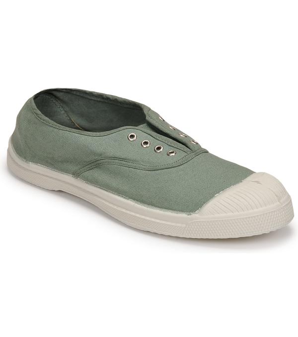 Xαμηλά Sneakers Bensimon ELLY FEMME Green Διαθέσιμο για γυναίκες. 37. Υλικό Βαμβάκι 
