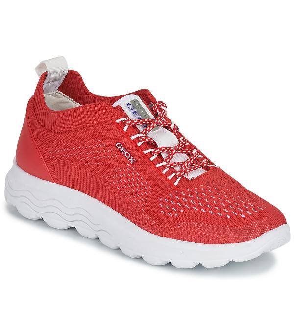 Xαμηλά Sneakers Geox D SPHERICA A Red Διαθέσιμο για γυναίκες. 36,37,38,39,40,41. 