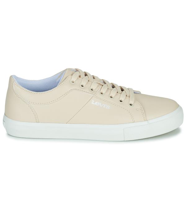 Xαμηλά Sneakers Levis WOODWARD S Beige Διαθέσιμο για γυναίκες. 36,41. Φόδρα και σόλα από ανακυκλωμένο διχτυωτό πλέγμα