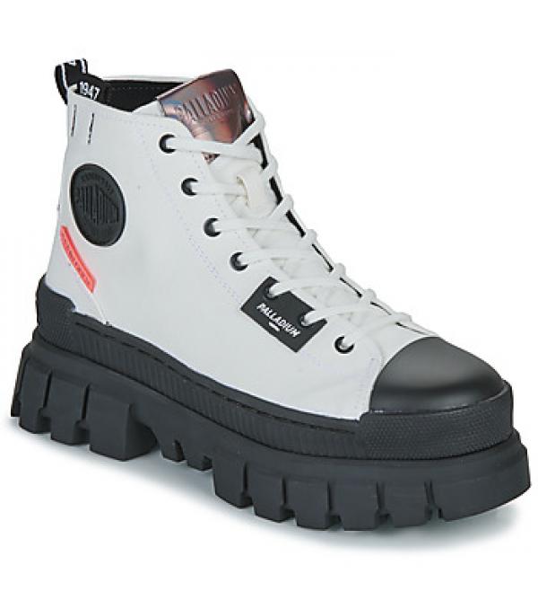 Ψηλά Sneakers Palladium REVOLT HI TX Άσπρο Διαθέσιμο για γυναίκες. 38,39,40,41,42. 