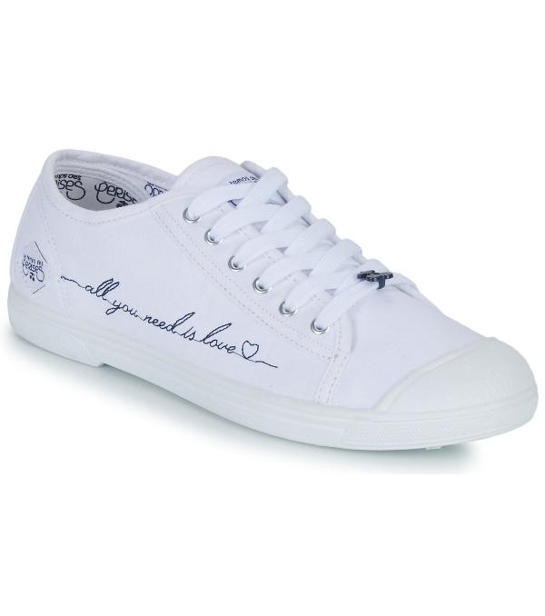 Xαμηλά Sneakers Le Temps des Cerises BASIC 02 Άσπρο Διαθέσιμο για γυναίκες. 36,37,38,39,40,41. 